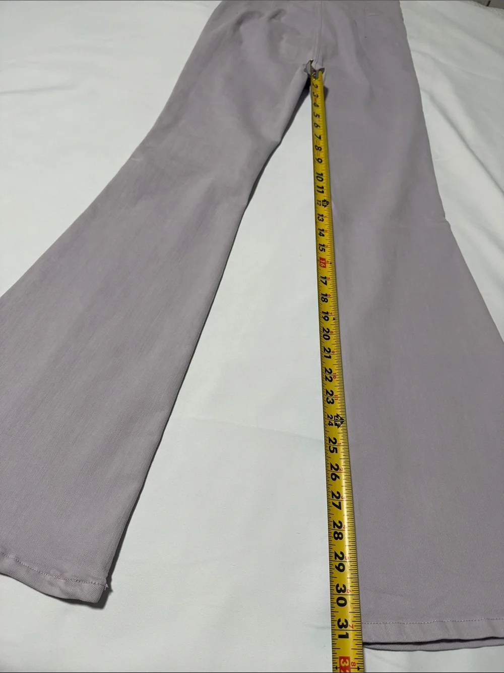 WE THE FREE  High-Rise Lavender Flare Jeans size 27 strech light purple